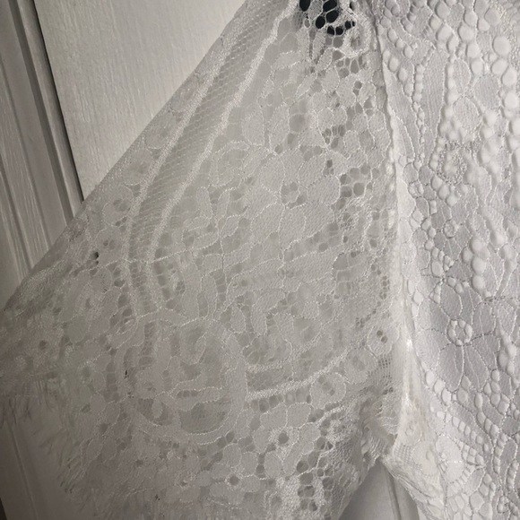 Woman dress NWOT white lace - Picture 3 of 6